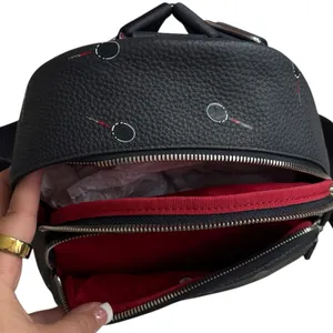 NWOT Lacoste Croco Crew Raquet Print Small Grain Leather‎ Backpack Exclusive thumbnail 5
