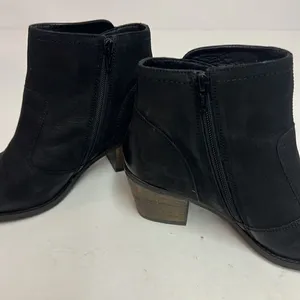 Earth Ralston Leather Bootie Size 8 A5‎ Black thumbnail 7