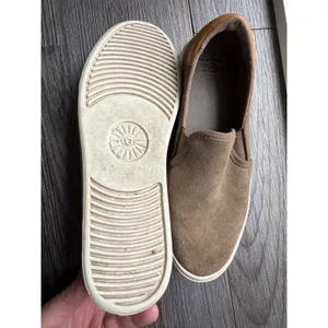 UGG Women's Tan Suede‎ Slip On Casual Sneakers Shoes Size 8 thumbnail 3