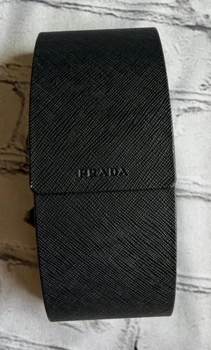 Prada Eye Glass Black Hard Case for Sunglasses with Cleaning Clothes thumbnail 1