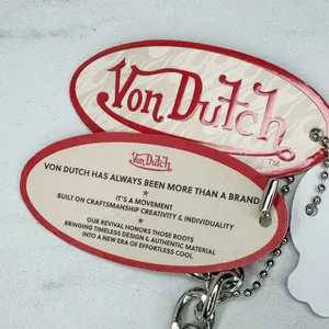 Von Dutch Rhinestone Letter Chain Belt OS ✨ thumbnail 12