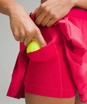 High-Rise Pleated Tennis Skirt Lululemon Cherry Mist thumbnail 2