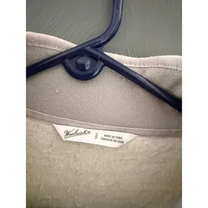 Woolrich Womens Ecru Heather Sherpa Fleece Full Zip Vest‎ Small 18555 Cream thumbnail 8