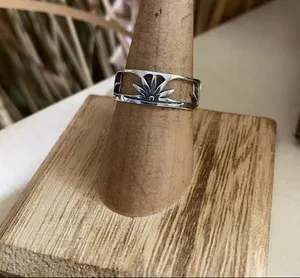 Sunrise Sterling Silver Band Ring Sizes 8,9 thumbnail 2