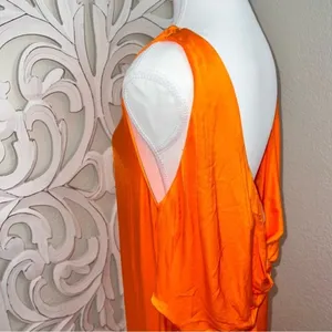 Zara Flowing Dress - Limited Edition Orange Size Small‎ thumbnail 6