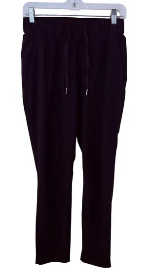 Lululemon Women's Black On The Fly Drawstring Pants Size 4 thumbnail 1