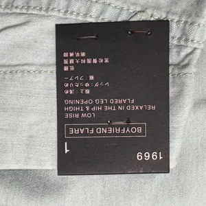 GAP 1969 Boyfriend Flare Low Rise Light Blue Denim Japanese Jeans sz Junior 1 thumbnail 13