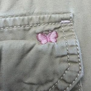 Aeropostale Women's 5/S Khaki Capri Pants Low Rise Utility Cargo Y2K 2000s thumbnail 12