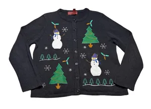 ✨ Star Blue Originals Christmas Cardigan Sweater M‎ 🎄⛄ ✨ thumbnail 1