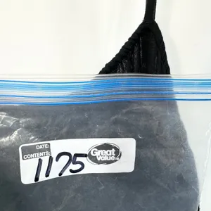 Old Navy Large Midi‎ Dress Black Cotton Gauze Smocked Tiered Pockets Witchy 1175 thumbnail 10