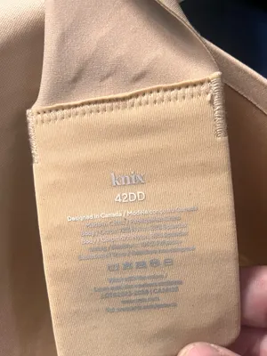 Knix Beige WingWoman Contour Wireless‎ T-Shirt Bra 42DD thumbnail 3