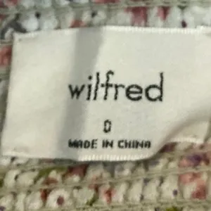 Aritzia Wilfred Multicolor Floral Sleeveless Cami Camisole Mini Tank Dress Sz 0 thumbnail 3