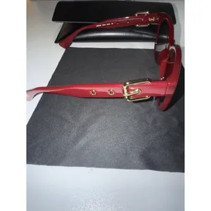 Moschino Women's Sunglasses Red Plastic Cat‎ Eye Full Rim Frame MOS143/S 0C9A HA thumbnail 4