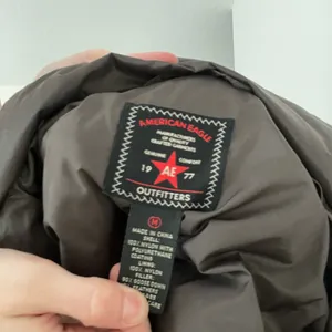 Vintage American Eagle Brown Ultra Puffer Goose Down Jacket thumbnail 8