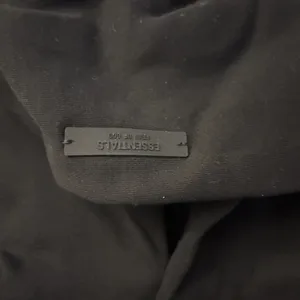 Essentials fear of god hoodie black size large thumbnail 3