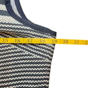 NWOT J Crew Sheath Dress Navy White Stripe Tweed‎ Indigo Size 12 Career Nautical thumbnail 10