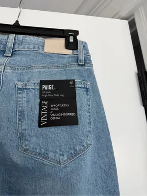 Paige Sasha Wide Leg Women's Jeans NWT thumbnail 5