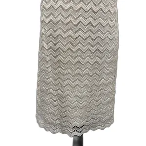 Loft White Chevron Lace Overlay Shift Dress Bridal Classic Chic Size‎ 6 thumbnail 5