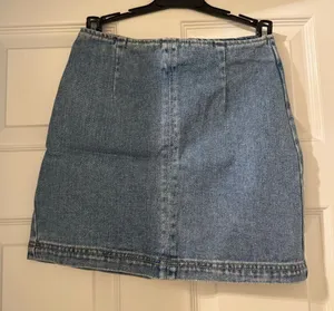 PacSun Light Blue Denim Mini Skirt thumbnail 1