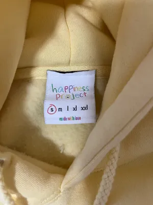 Yellow Happiness Project Champion Hoodie thumbnail 3