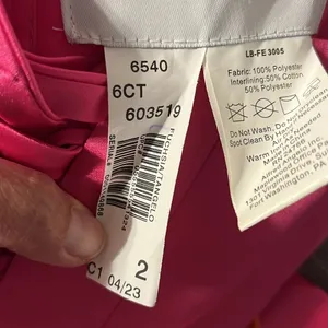 Alfred Angelo Pink and Orange strapless gown, size‎ 2 C30 thumbnail 10