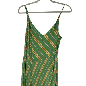 ASTR the Label Size Small Maxi Dress Olive Green Stripe V Neck Flowy Vacation thumbnail 5