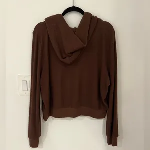Set Active Waffle Hoodie - Expresso color thumbnail 6