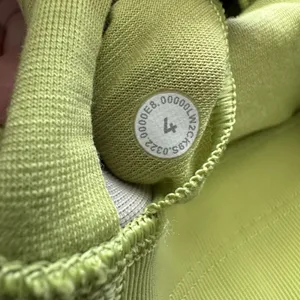 Lululemon Energy Sport Bra 4 High Neck Long Line Padded Strappy Vibrant Green thumbnail 3