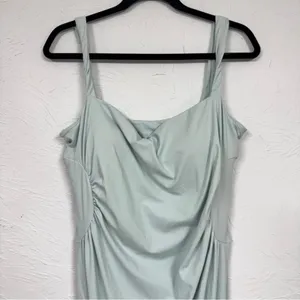 Halara Pastel Green Sleeveless Midi Dress Womens XL Athletic Casual Hiking thumbnail 2