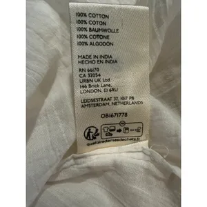 Free People We The Free Float‎ Away Shirt White Cotton Boho XS NWT Festival chic thumbnail 10