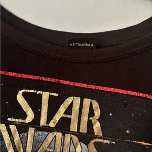 Vintage 80s Black Lucas film Star Wars darth vader crew neck oversize sweater S thumbnail 4