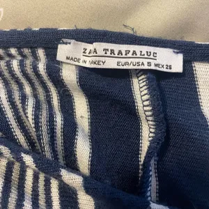 Zara‎ Trafaluc Hi-Low Striped Dress Size Small thumbnail 6