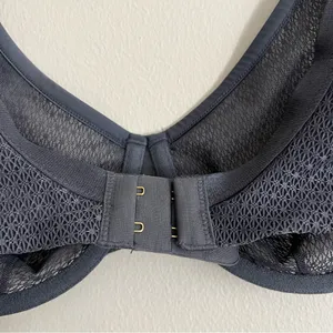 NWT ThirdLove Unlined Modern Mesh Scoop Bra in Gray Size 32F/32DDD Underwire thumbnail 8