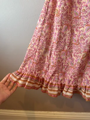 Free People Women’s Tangier Babydoll Floral Maxi Dress Size Small thumbnail 6