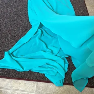Gianni bini‎ teal dress 2 thumbnail 4