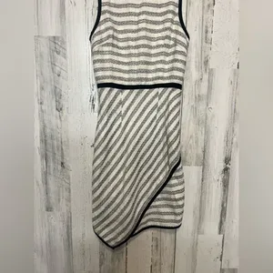 Sugarlips Striped Asymmetrical Bodycon Dress – XS thumbnail 4