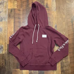 Abercrombie-fitch Women's Red and White Sweatshirt thumbnail 1