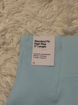 Nike High-Waisted Pleated Shorts in Light Blue thumbnail 6