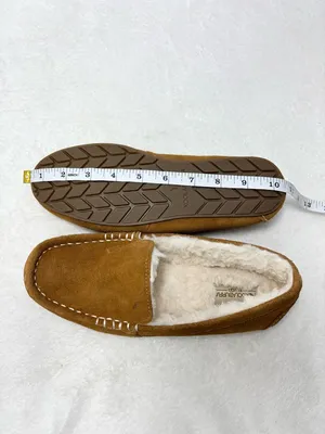 Koolaburra Chestnut Lezly Suede Moccasin Flats with Cream‎ Fur Lining Size 8 thumbnail 9
