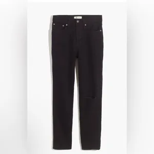 Madewell- The Perfect Vintage Jean Stone Black: Knee-Slit Edition 25 thumbnail 2