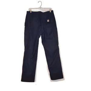 NWOT Carhartt‎ Women's Navy Blue Cargo Work Pants Size 8 Regular Utility thumbnail 2