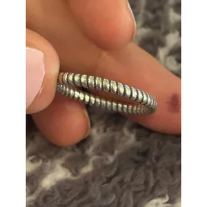 Z45 size 10 silver plated ring thumbnail 2