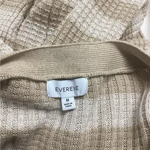Evereve Kiki Cardi Oatmeal Striped Cardigan Size Medium thumbnail 4