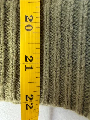 Madewell Eaton Merino Wool Cotton Sweater Green Moss thumbnail 6