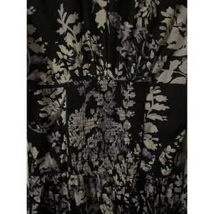 By Anthropologie Corset Mini Dress Black Motif Floral Button Front Size‎ 14 NEW thumbnail 9