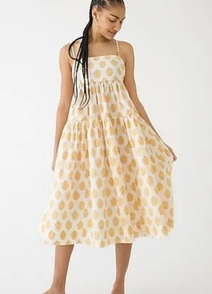 J Crew Tiered Midi Dress thumbnail 1