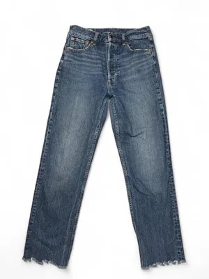 GAP True Skinny High Rise Jeans Size 28 PETITE Stretch Denim $80 thumbnail 1
