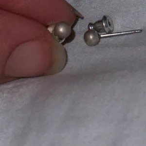 Silver Stud Earrings thumbnail 3