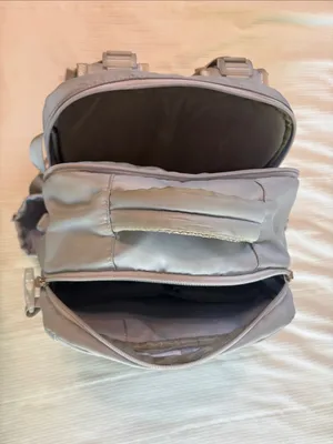 Light Gray Everyday Backpack with Front Organizer thumbnail 4