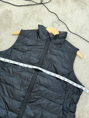 Rei Co-op Women’s Down Vest Puffer Sleeveless Full Zip Lightweight in Black L thumbnail 9